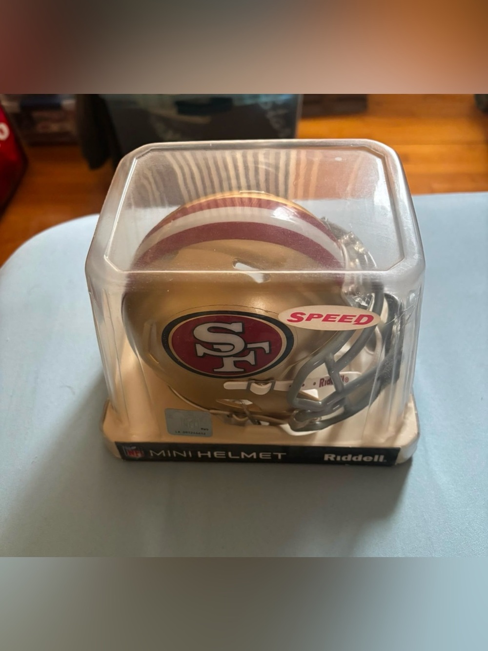 2013 San Francisco 49ers Mini Helmet Riddell-BNWT NEVER OPENED collectible